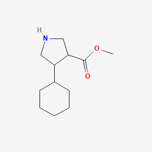 Methyl 4-cyclohexylpyrrolidine-3-carboxylate