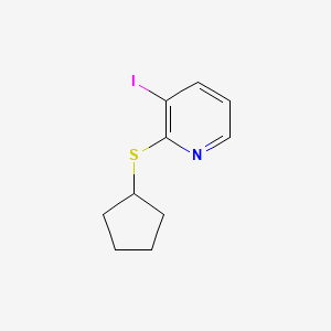2-Cyclopentylsulfanyl-3-iodopyridine