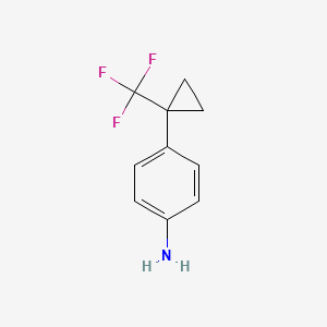 4-(1-(Trifluoromethyl)cyclopropyl)aniline