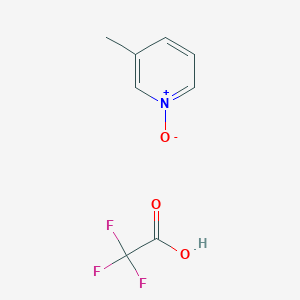 3-Methyl-1-oxidopyridin-1-ium;2,2,2-trifluoroacetic acid