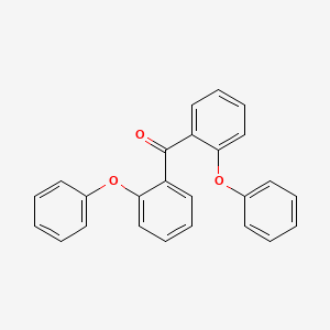 molecular formula C25H18O3 B14349408 Methanone, bis(phenoxyphenyl)- CAS No. 90317-54-7