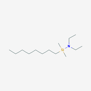 N,N-Diethyl-1,1-dimethyl-1-octylsilanamine