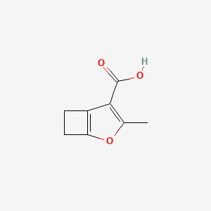 3-Methyl-2-oxabicyclo[3.2.0]hepta-1(5),3-diene-4-carboxylic acid