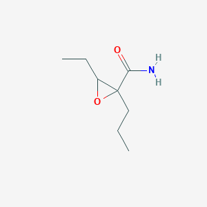 3-Ethyl-2-propyloxirane-2-carboxamide