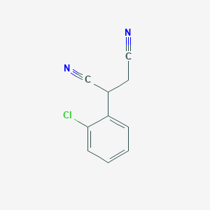 molecular formula C10H7ClN2 B14349448 2-(2-Chlorophenyl)butanedinitrile CAS No. 91067-20-8