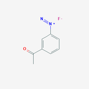 3-Acetylbenzene-1-diazonium fluoride