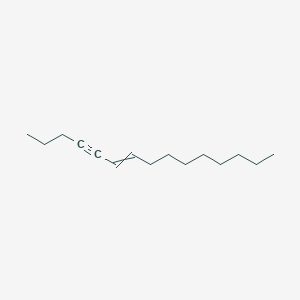 molecular formula C15H26 B14349454 Pentadec-6-en-4-yne CAS No. 93176-18-2