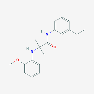 N-(3-Ethylphenyl)-N~2~-(2-methoxyphenyl)-2-methylalaninamide