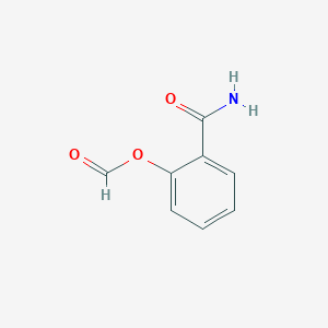 molecular formula C8H7NO3 B14349488 2-Carbamoylphenyl formate CAS No. 90354-57-7