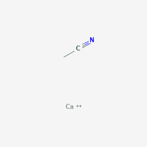 molecular formula C2H3CaN+2 B14349510 calcium;acetonitrile CAS No. 96226-89-0