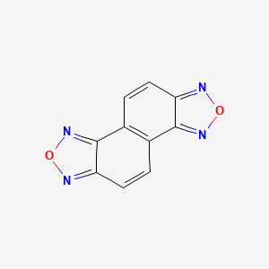 molecular formula C10H4N4O2 B1434952 Naphtho[1,2-c:5,6-c']bis([1,2,5]oxadiazole) CAS No. 1394221-73-8