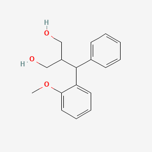 2-[(2-Methoxyphenyl)(phenyl)methyl]propane-1,3-diol