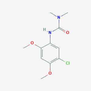 molecular formula C11H15ClN2O3 B1434955 1-(5-氯-2,4-二甲氧基苯基)-3,3-二甲基脲 CAS No. 1708195-26-9