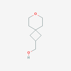 molecular formula C9H16O2 B1434956 (7-氧杂螺[3.5]壬烷-2-基)甲醇 CAS No. 1896810-74-4