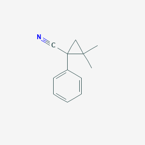 2,2-Dimethyl-1-phenylcyclopropane-1-carbonitrile