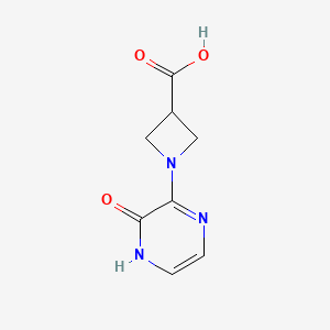 1-(3-Oxo-3,4-dihydropyrazin-2-yl)azetidine-3-carboxylic acid
