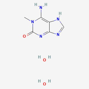 6-amino-1-methyl-7H-purin-2-one;dihydrate