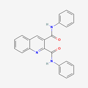 N~2~,N~3~-Diphenylquinoline-2,3-dicarboxamide