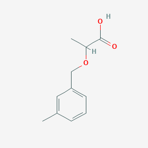 molecular formula C11H14O3 B1434968 2-[(3-甲基苯基)甲氧基]丙酸 CAS No. 1603174-94-2