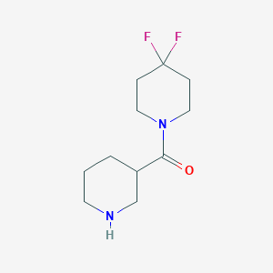 4,4-Difluoro-1-(piperidine-3-carbonyl)piperidine