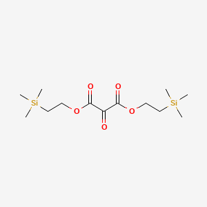 molecular formula C13H26O5Si2 B14349700 Bis[2-(trimethylsilyl)ethyl] oxopropanedioate CAS No. 90744-47-1