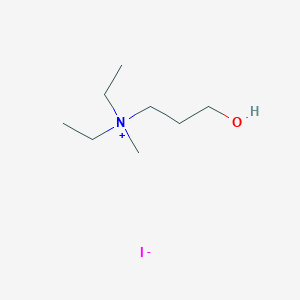 molecular formula C8H20INO B14349706 N,N-Diethyl-3-hydroxy-N-methylpropan-1-aminium iodide CAS No. 93245-79-5