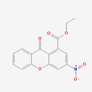 Ethyl 3-nitro-9-oxo-9H-xanthene-1-carboxylate