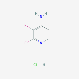 molecular formula C5H5ClF2N2 B1434976 2,3-Difluoropyridin-4-amine hydrochloride CAS No. 1803125-69-0