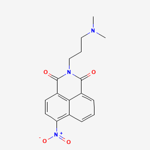 1h-Benz(de)isoquinoline-1,3(2h)-dione, 2-(3-(dimethylamino)propyl)-6-nitro-