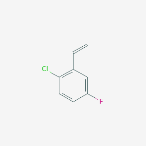 molecular formula C8H6ClF B1434983 1-氯-2-乙烯基-4-氟苯 CAS No. 698-11-3