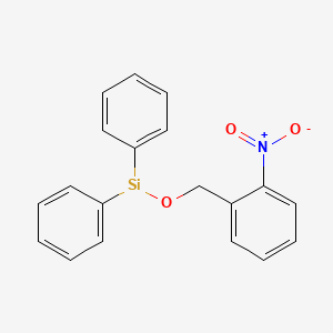 molecular formula C19H16NO3Si B14349844 [(2-Nitrophenyl)methoxy](diphenyl)silyl CAS No. 93522-47-5