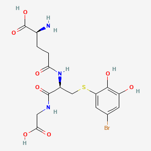 molecular formula C16H20BrN3O8S B14349851 6-(Glutathion-S-yl)-4-bromocatechol CAS No. 92263-88-2