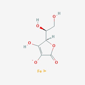 molecular formula C6H7FeO6+2 B14349857 Fe(3+)-Ascorbate CAS No. 91260-12-7