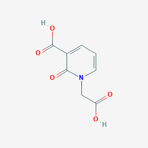 molecular formula C8H7NO5 B1434987 1-(Carboxymethyl)-2-oxo-1,2-dihydropyridine-3-carboxylic acid CAS No. 1379181-19-7