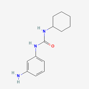 Urea, N-(3-aminophenyl)-N'-cyclohexyl-