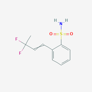 Benzenesulfonamide, 2-(3,3-difluoro-1-butenyl)-