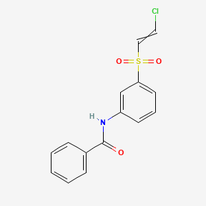 N-[3-(2-Chloroethenesulfonyl)phenyl]benzamide