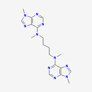 N~1~,N~4~-Dimethyl-N~1~,N~4~-bis(9-methyl-9H-purin-6-yl)butane-1,4-diamine