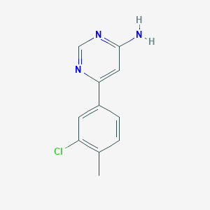 6-(3-Chloro-4-methylphenyl)pyrimidin-4-amine