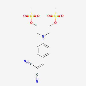 2-[[4-(2,2-Dicyanoethenyl)phenyl]-(2-methylsulfonyloxyethyl)amino]ethyl methanesulfonate