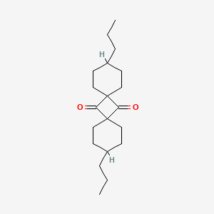 3,11-Dipropyldispiro[5.1.5~8~.1~6~]tetradecane-7,14-dione