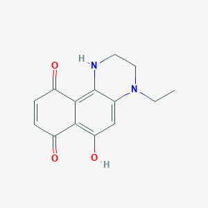 4-Ethyl-6-hydroxy-1,2,3,4-tetrahydrobenzo[f]quinoxaline-7,10-dione