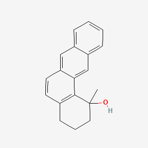 molecular formula C19H18O B14349992 1-Methyl-1,2,3,4-tetrahydrobenz(a)anthracen-1-ol CAS No. 94849-68-0