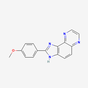 2-(4-methoxyphenyl)-3H-imidazo[4,5-f]quinoxaline