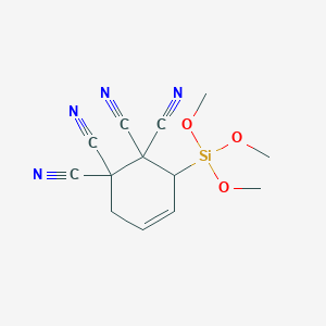 3-(Trimethoxysilyl)cyclohex-4-ene-1,1,2,2-tetracarbonitrile