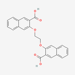 3,3'-[Ethane-1,2-diylbis(oxy)]di(naphthalene-2-carboxylic acid)