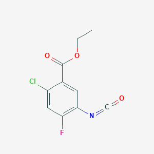 Ethyl 2-chloro-4-fluoro-5-isocyanatobenzoate