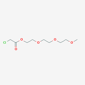 molecular formula C9H17ClO5 B14350060 2-[2-(2-Methoxyethoxy)ethoxy]ethyl chloroacetate CAS No. 90948-78-0