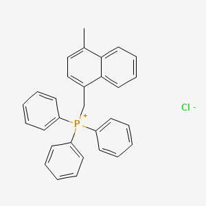 molecular formula C30H26ClP B14350065 [(4-Methylnaphthalen-1-yl)methyl](triphenyl)phosphanium chloride CAS No. 97585-87-0