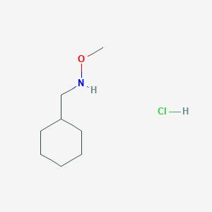 molecular formula C8H18ClNO B1435007 (Cyclohexylmethyl)(methoxy)amine hydrochloride CAS No. 1803584-35-1